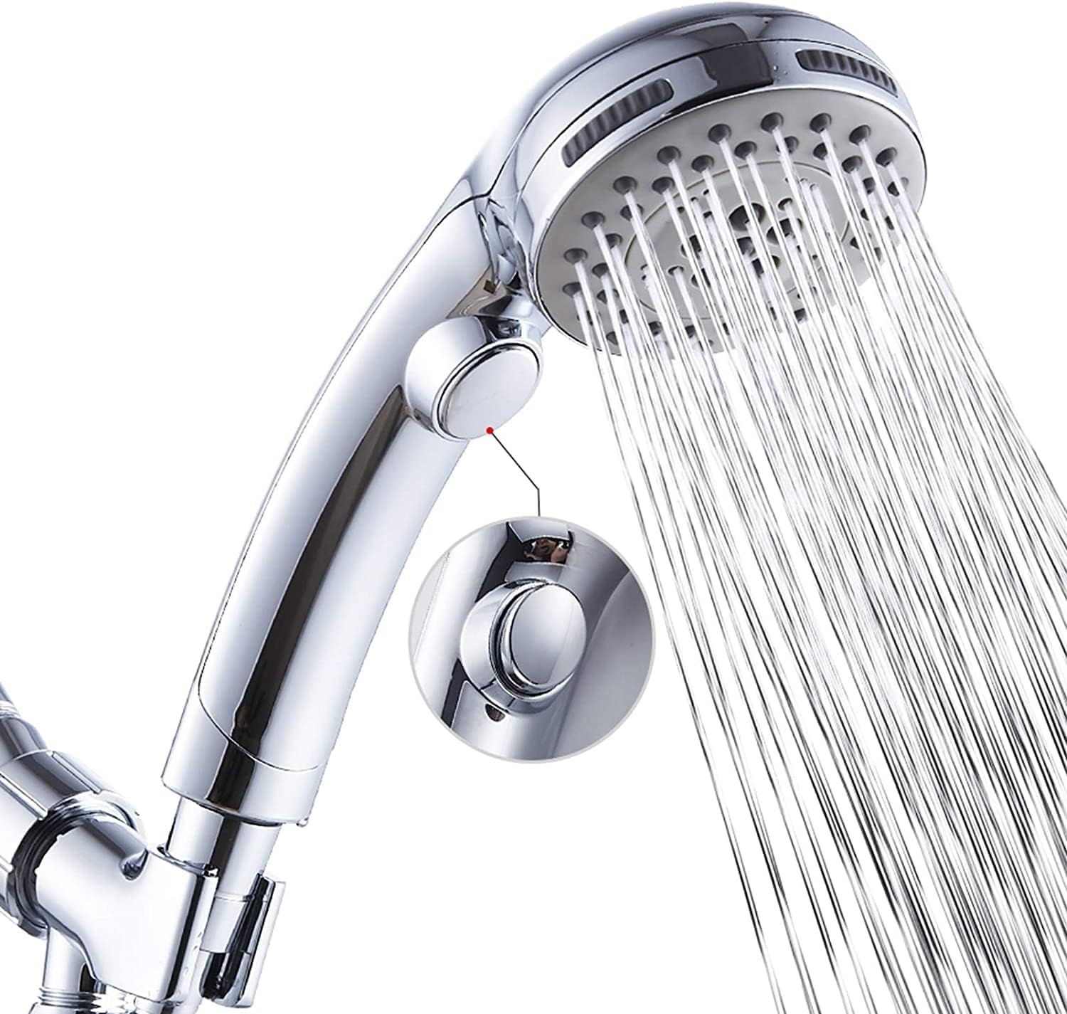 Spa & Wellness Retreat - High Pressure Shower Head with Handheld