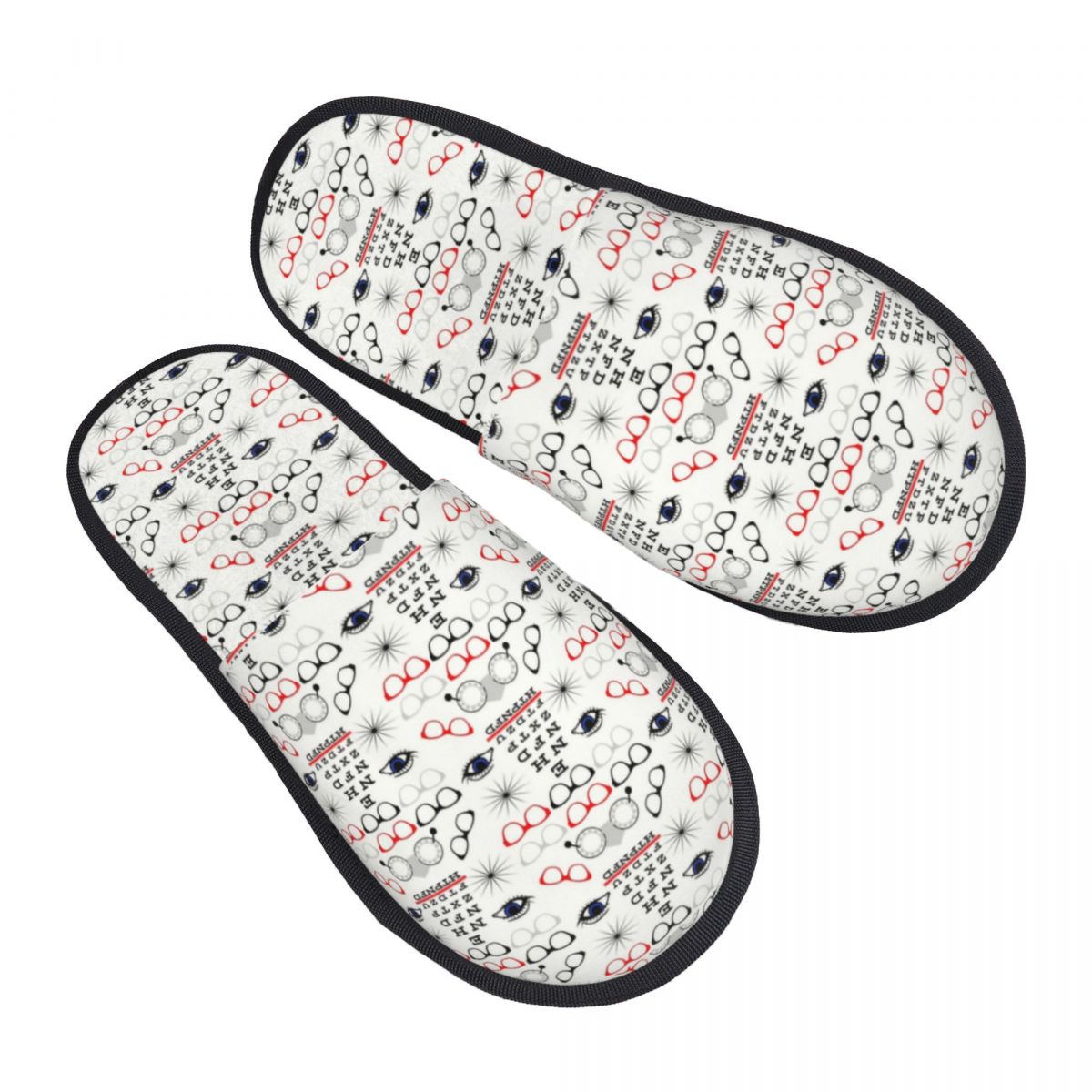 Spa & Wellness Retreat - Custom Funny Optician Optometrist Guest Slippers