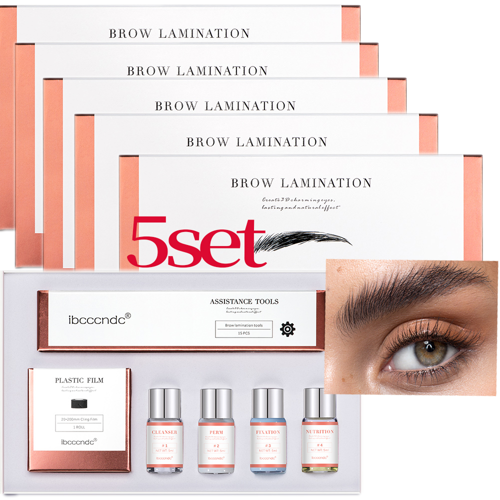 Brow Lamination Kit - 5set Pro Brow Lift Perming Eyebrow