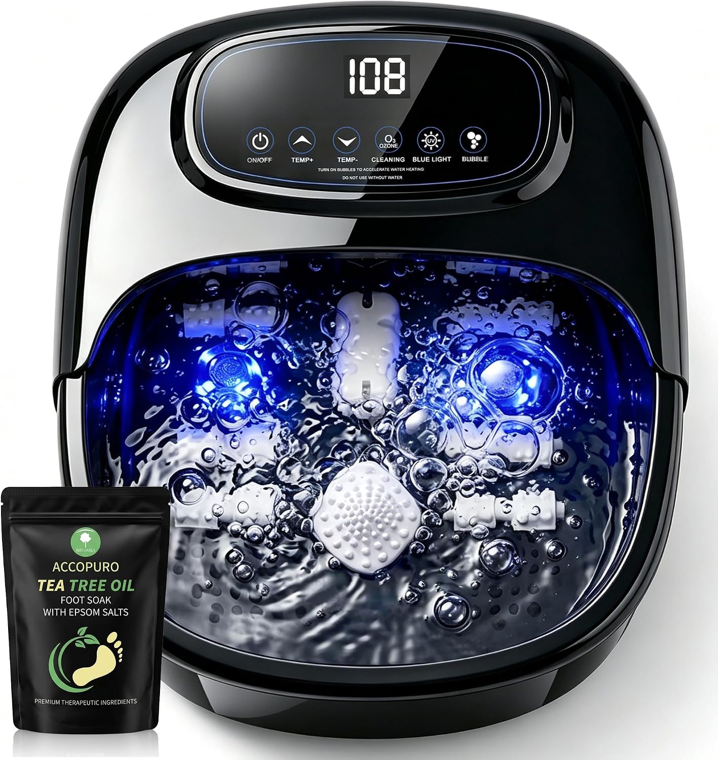 Spa Wellness Images - Foot Spa Bath Massager with Ozone