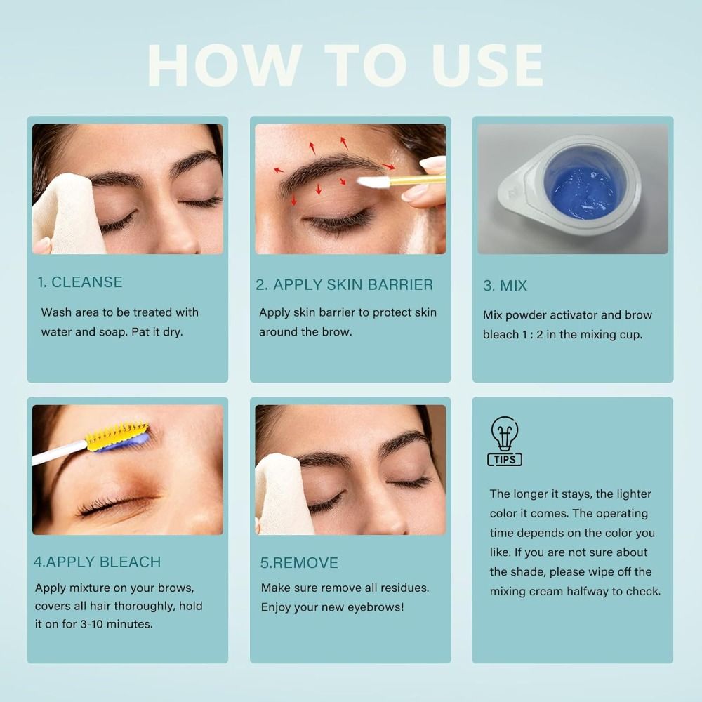 Eyebrow Bleach Brow Bleach Kit - Brow Lamination Kit のレビューと価格
