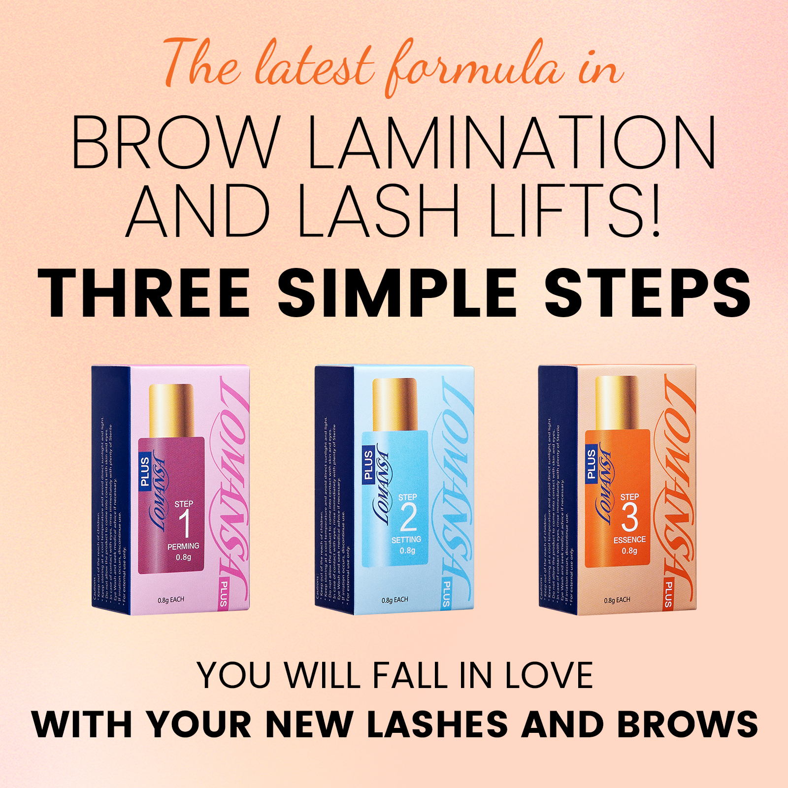Lomansa 15 Pieces/Lot 8-12 Min - Brow Lamination Kit のレビューと価格