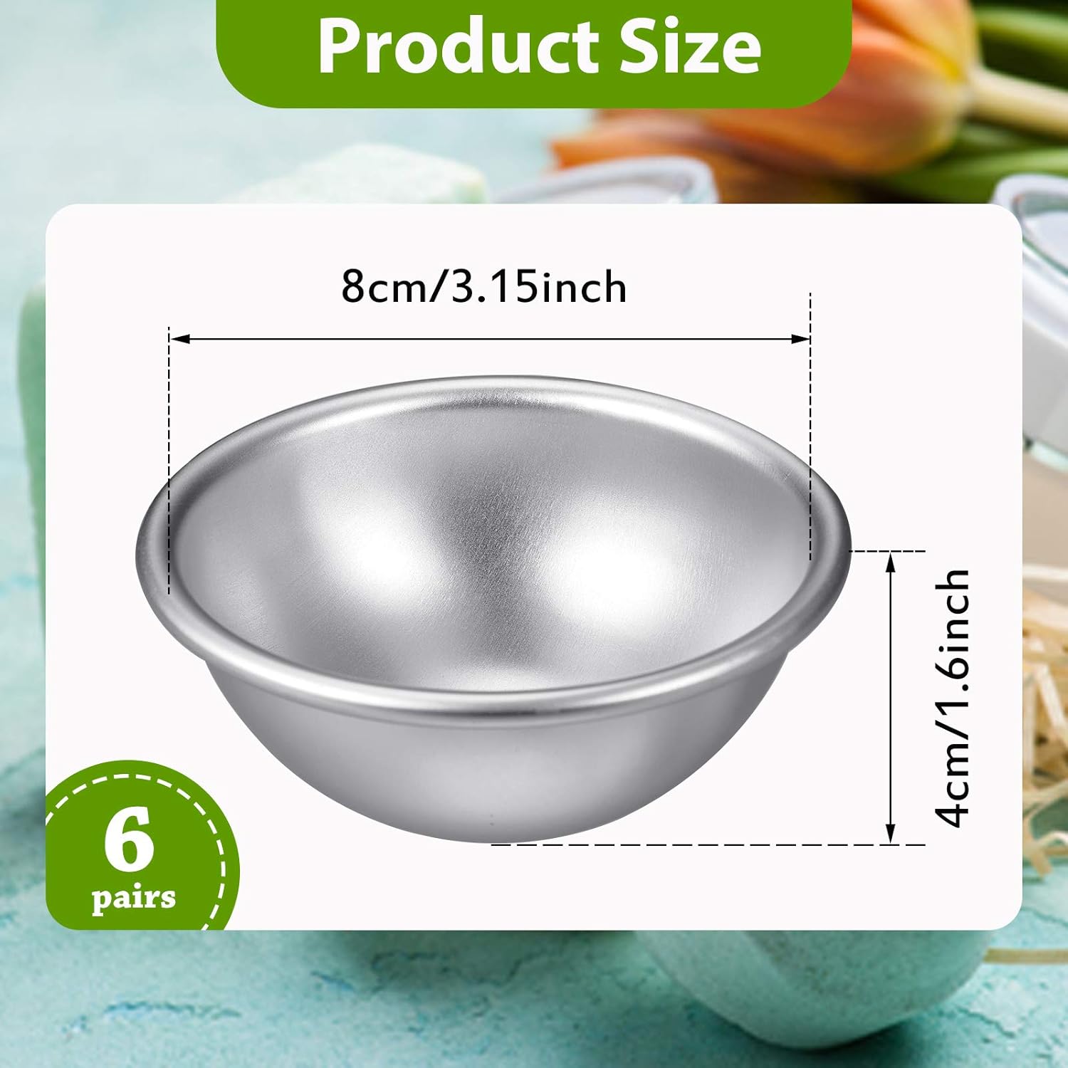 200p Extra Large 8cm Diameter  - Bath Bomb Mold のレビューと価格