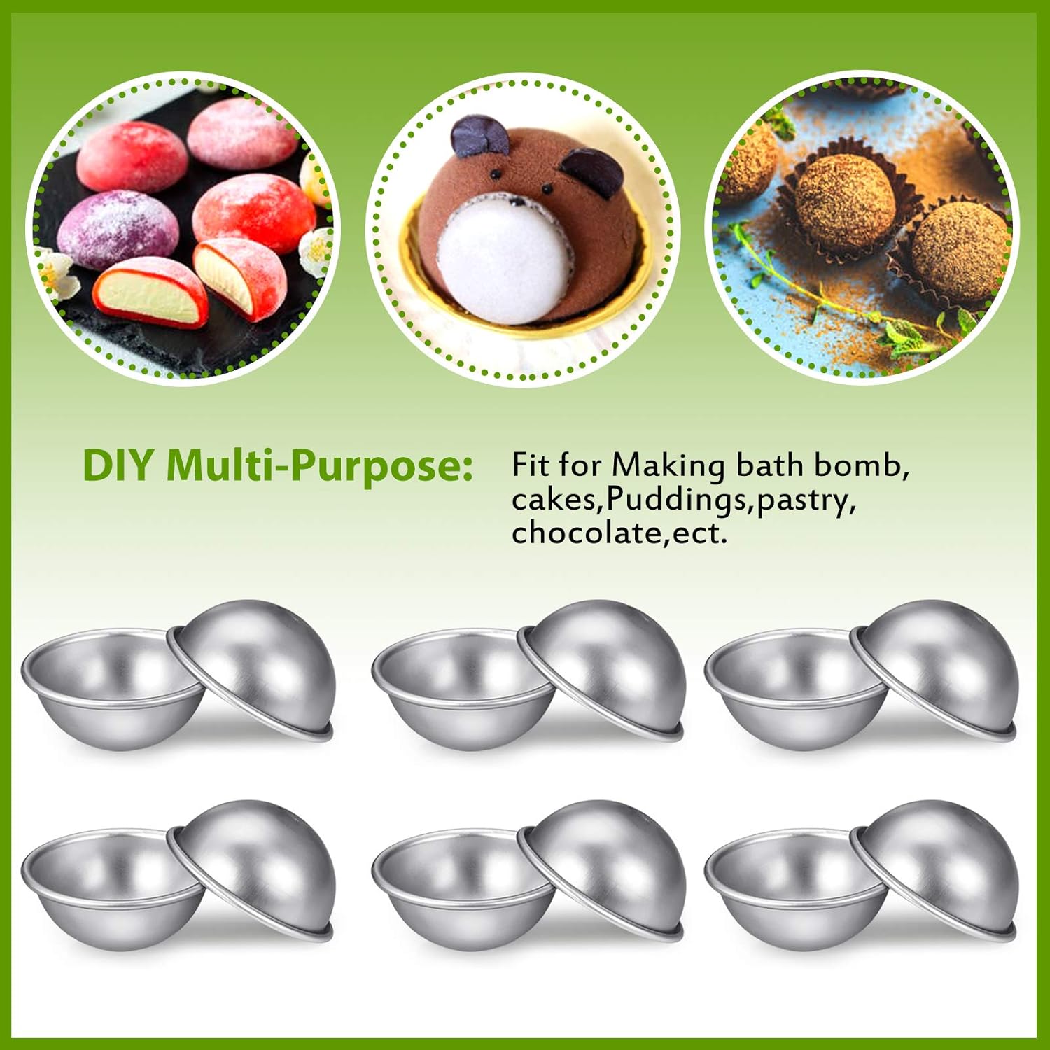 200p Extra Large 8cm Diameter  - Bath Bomb Mold のレビューと価格