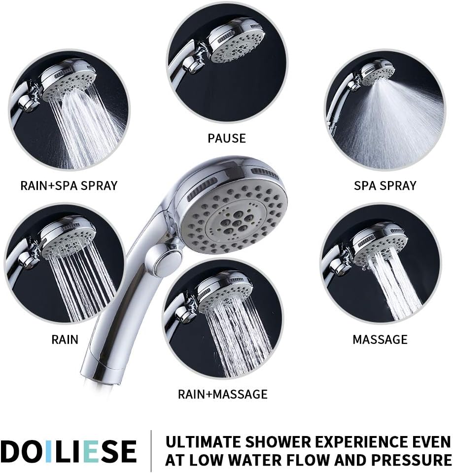 High Pressure Shower Head with - Spa & Wellness Retreat のレビューと価格