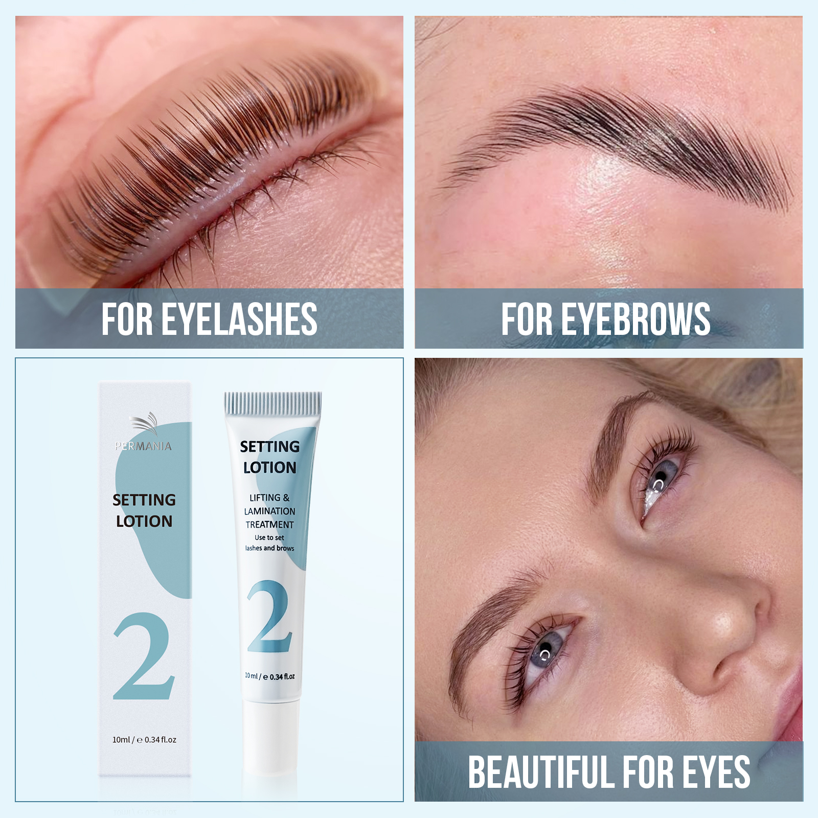 PERMANIA Eyebrows Lift Lotion  - Brow Lamination Kit のレビューと価格