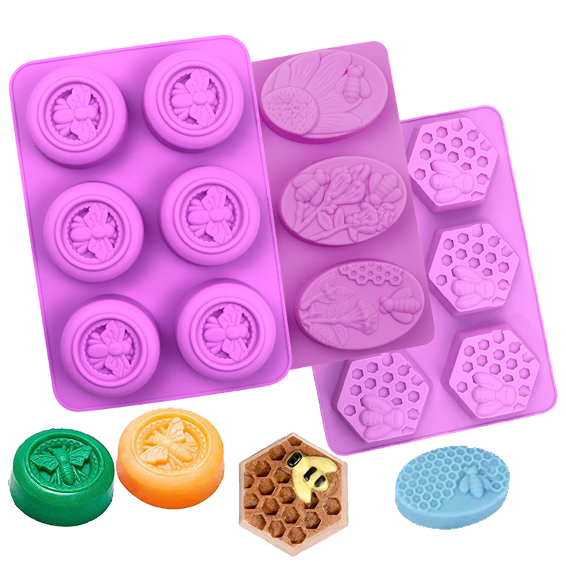 Honeycomb Soap Mold 3D Bumble  - Bath Bomb Mold のレビューと価格