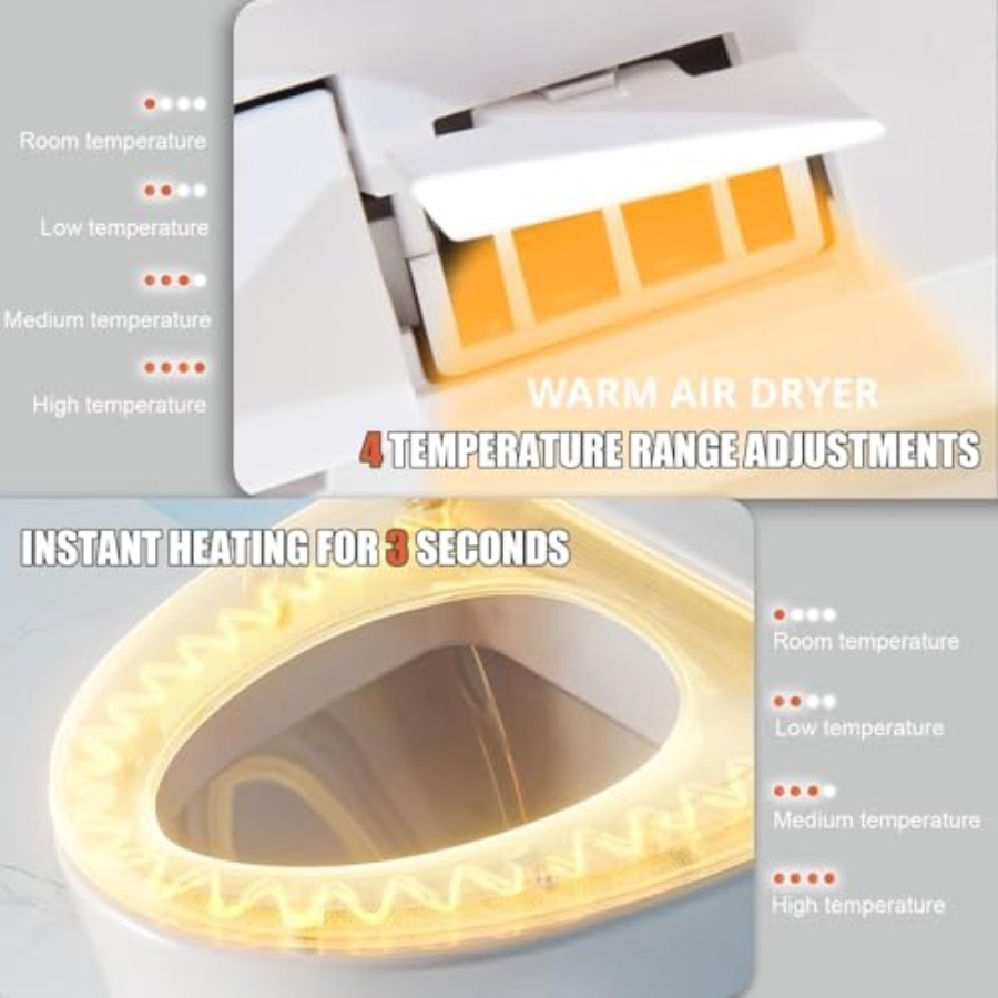 Electric Bidet Toilet Seat wit - Spa & Wellness Retreat のレビューと価格