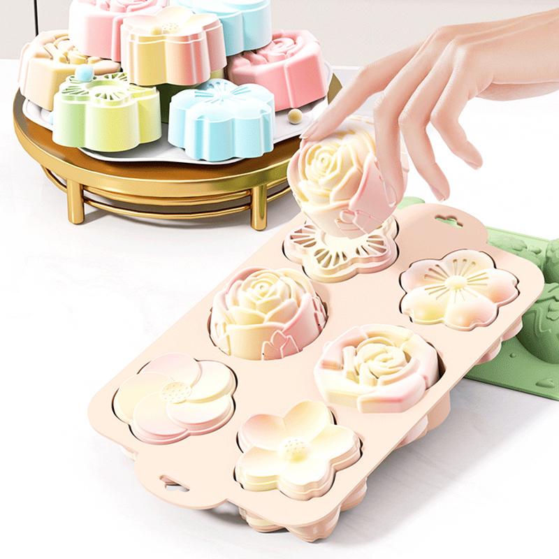 SU Flower Silicone Mold, 6 Cav - Bath Bomb Mold のレビューと価格
