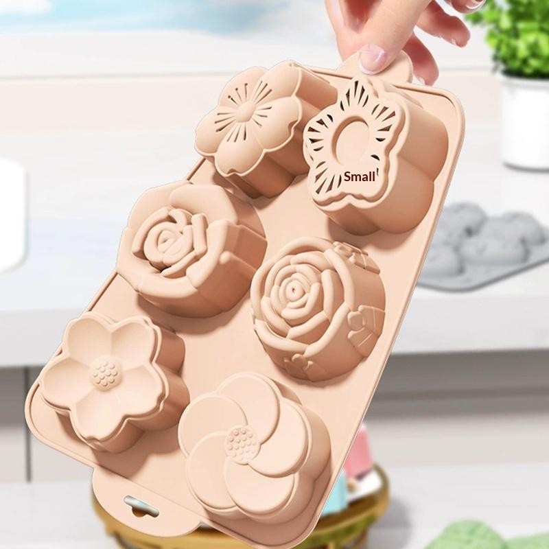 SU Flower Silicone Mold, 6 Cav - Bath Bomb Mold のレビューと価格