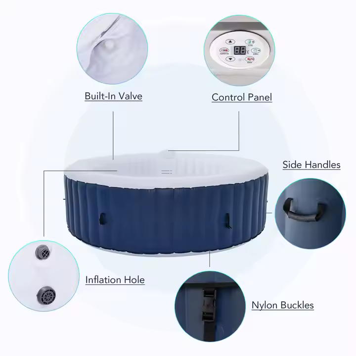Outdoor Use 6 Person Round Inf - Spa & Wellness Retreat のレビューと価格