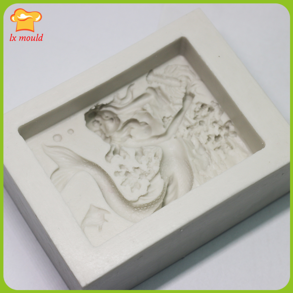 2D Mermaid Soap Silicone Molds - Bath Bomb Mold のレビューと価格