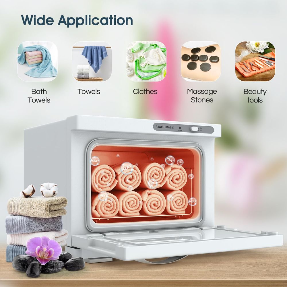 Compact 8L White Towel Warmer  - Spa & Wellness Retreat のレビューと価格