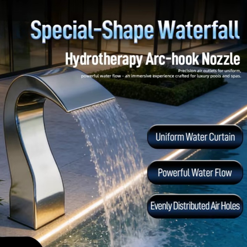 Stainless Steel Arc Hook Nozzl - Spa & Wellness Retreat のレビューと価格