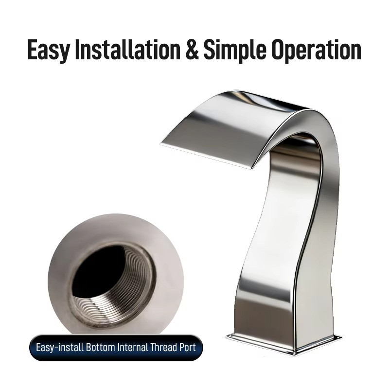 Stainless Steel Arc Hook Nozzl - Spa & Wellness Retreat のレビューと価格