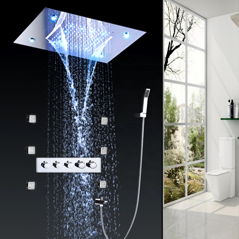 Brass Hot Cold Four Handle Sho - Spa & Wellness Retreat のレビューと価格