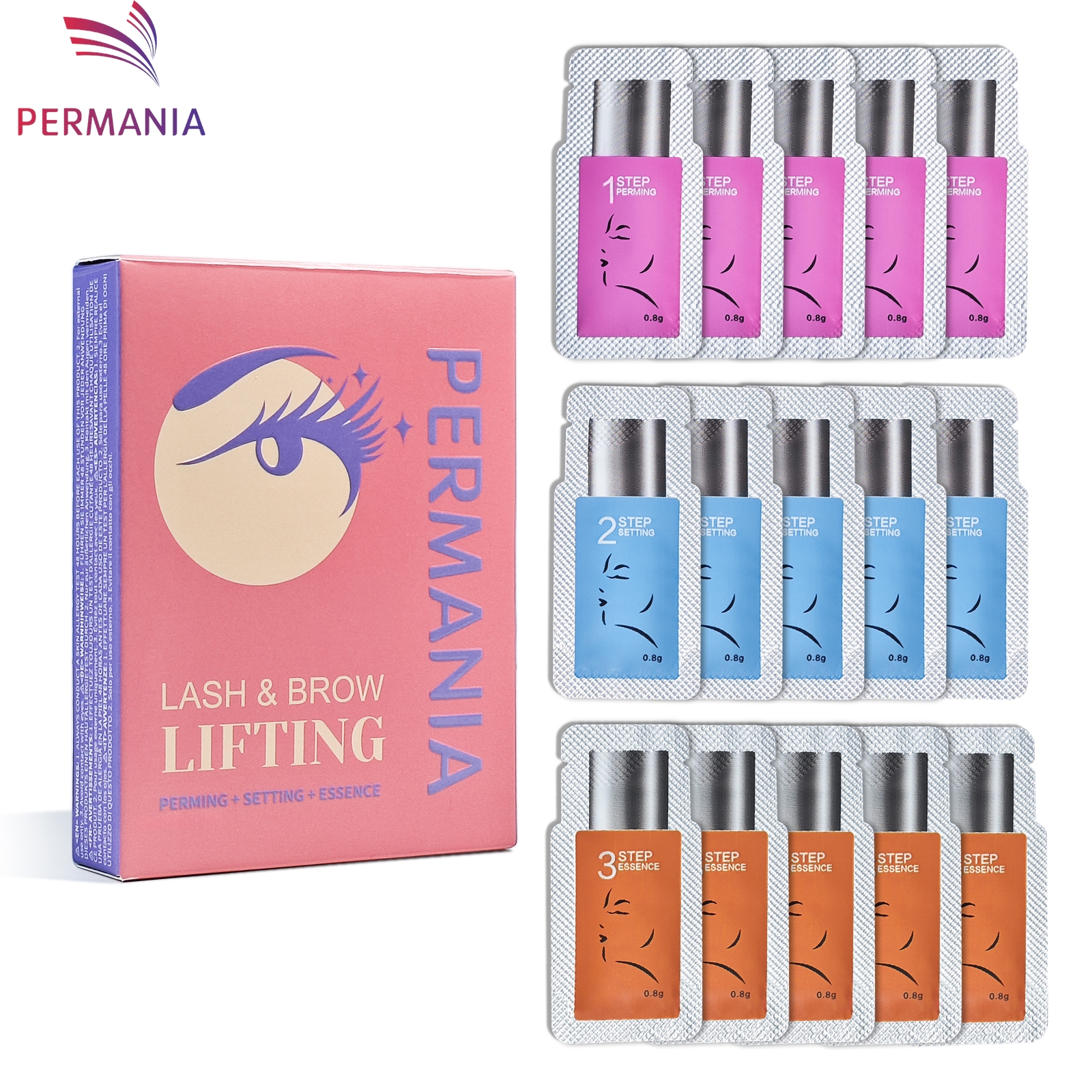 PERMANIA 5-8 Mins Eyelash Lift - Brow Lamination Kit のレビューと価格