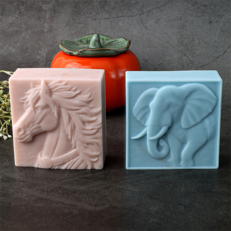 3D Square Animal Horsehead Ele - Bath Bomb Mold のレビューと価格