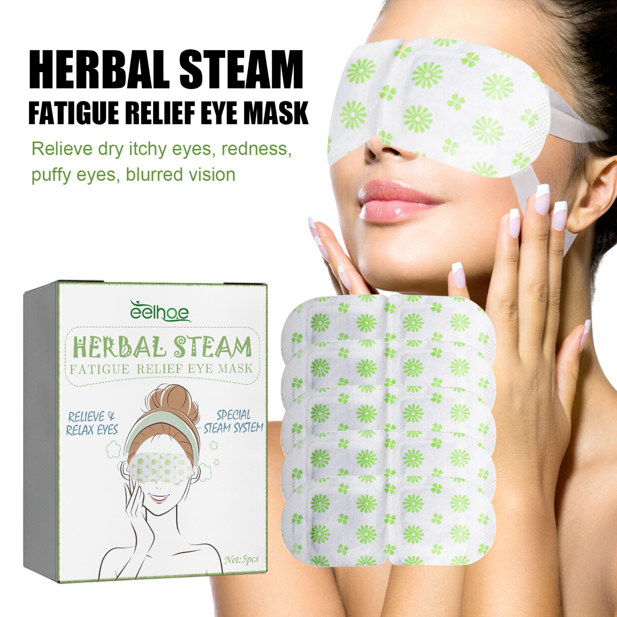 Steam Eye Mask Disposable Mass - Spa & Wellness Retreat のレビューと価格