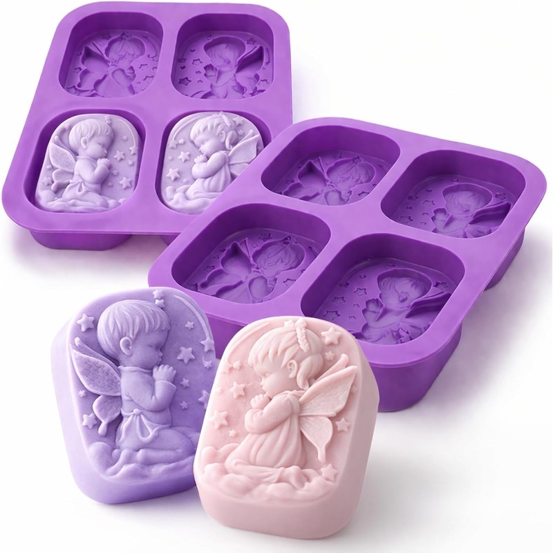 Angel Silicone Mold For Soap M - Bath Bomb Mold のレビューと価格
