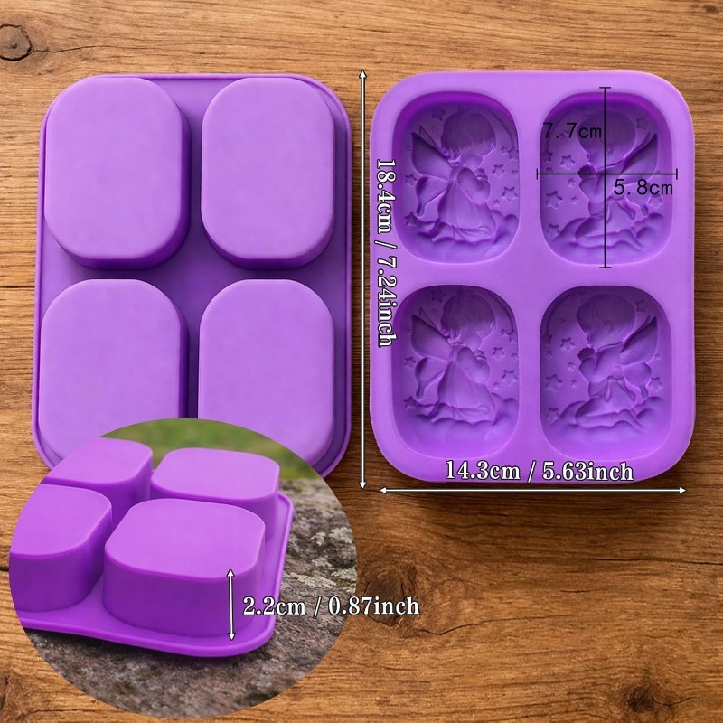 Angel Silicone Mold For Soap M - Bath Bomb Mold のレビューと価格