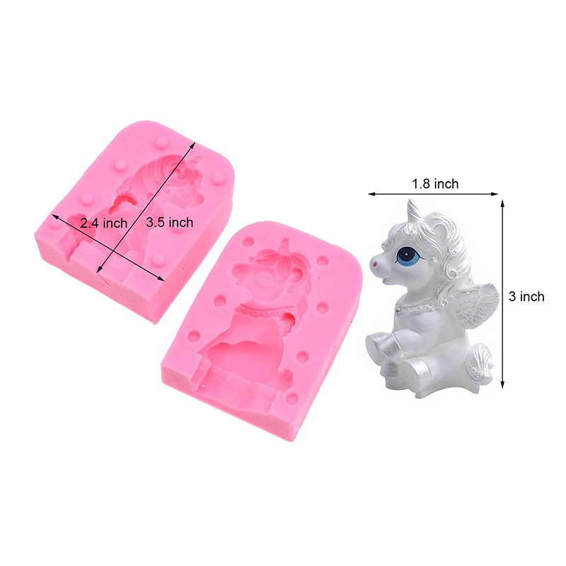 3D Unicorn Silicone Fondant Mo - Bath Bomb Mold のレビューと価格