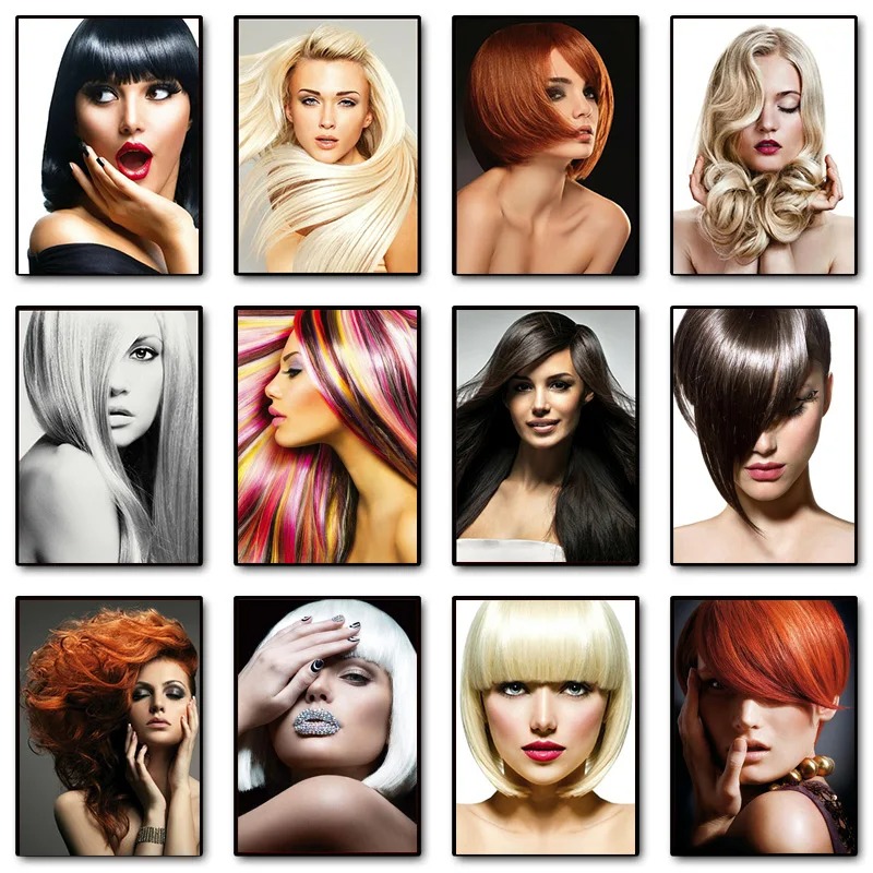 Hair Salon Hairstyle Model Pos - Spa Wellness Images のレビューと価格