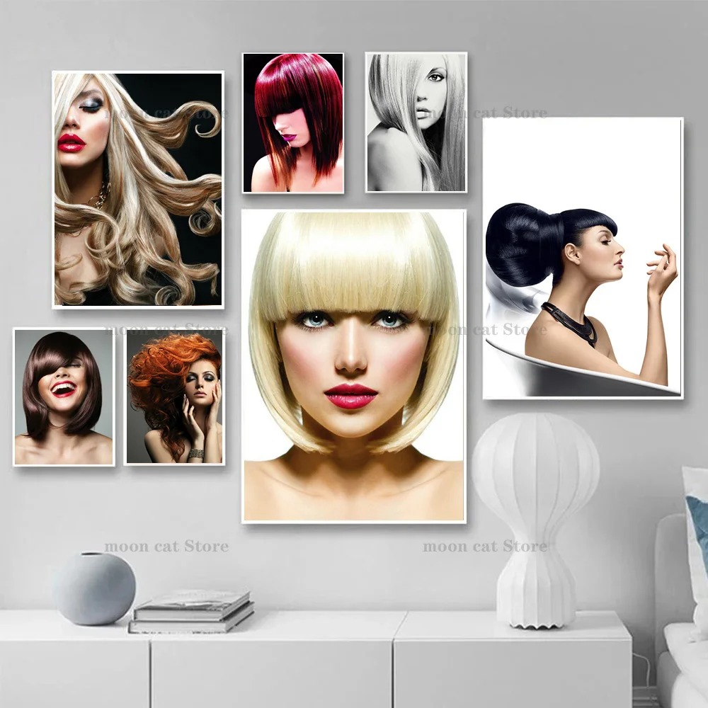 Hair Salon Hairstyle Model Pos - Spa Wellness Images のレビューと価格
