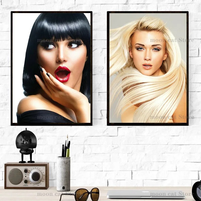 Hair Salon Hairstyle Model Pos - Spa Wellness Images のレビューと価格