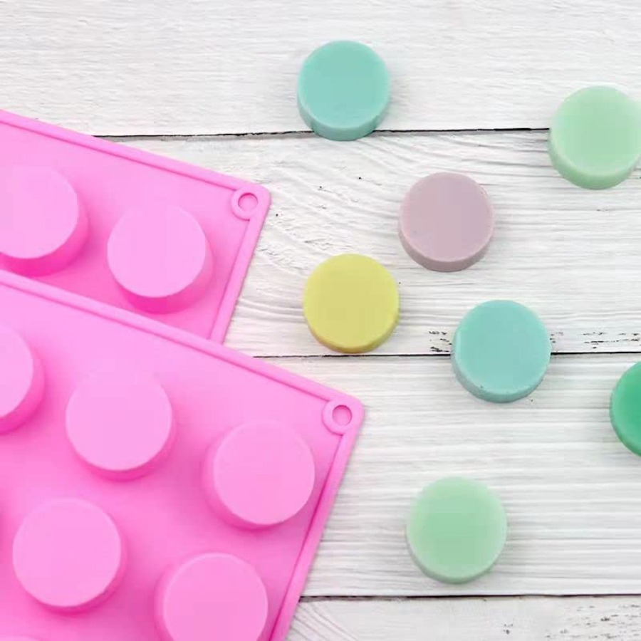 Round Silicone Soap Mold, 2 Pc - Bath Bomb Mold のレビューと価格