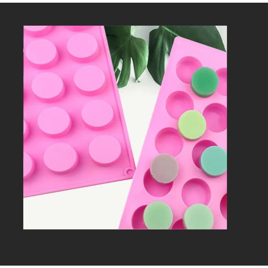 Round Silicone Soap Mold, 2 Pc - Bath Bomb Mold のレビューと価格